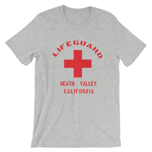 Mens Ironic red print.  Short-Sleeve Unisex T-Shirt