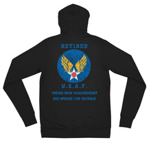 Retired USAF Hap Arnold Logo Unisex zip hoodie