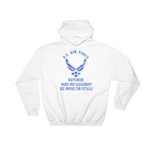 USAF Retired New Logo Hooded Sweatshirt