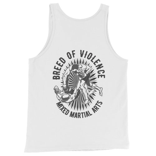 Mens Breed of Violence MMA (Back Print) Tank Top