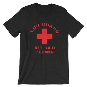 Mens Ironic red print.  Short-Sleeve Unisex T-Shirt